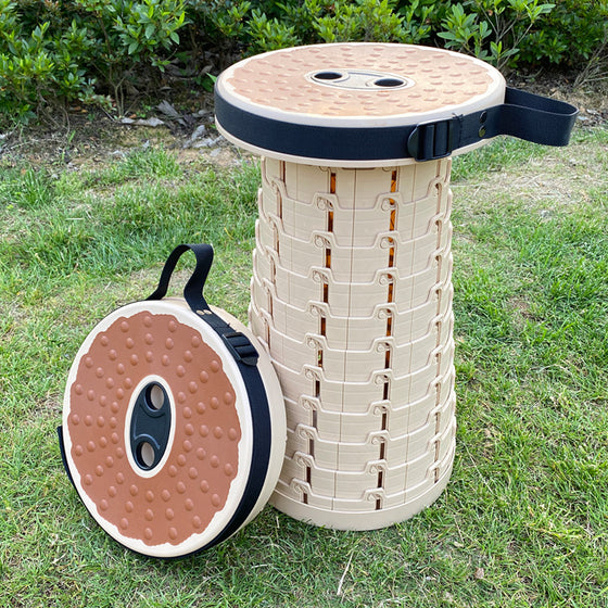 Portable Adjustable Telescopic Folding Stool Camping Furniture & Gear product image 2