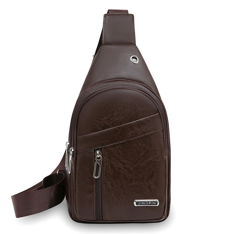 Mens Casual Crossbody Chest Bag