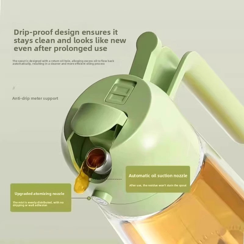 Spray and pour dual-purpose spray tank leak-proof oil tank glass spray oil bottle