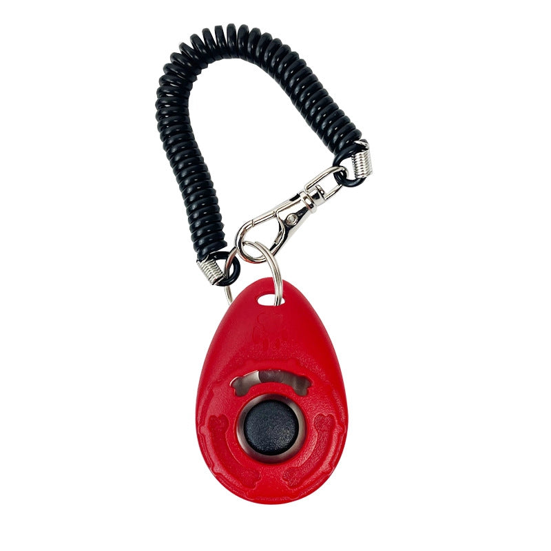 Pet Training Clicker with Wristband and Keychain