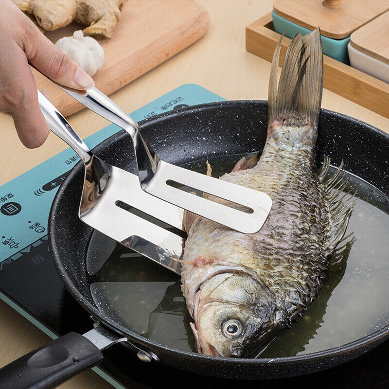 BBQ tongs serving grilled vegetables