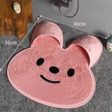Silicone Rabbit Rub Foot Pad