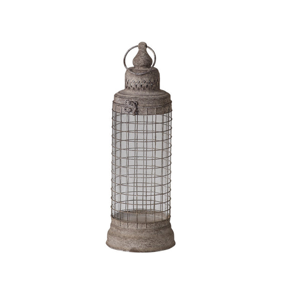 Retro Iron Candle Lantern Set for Garden and Desktop Decor product image 5