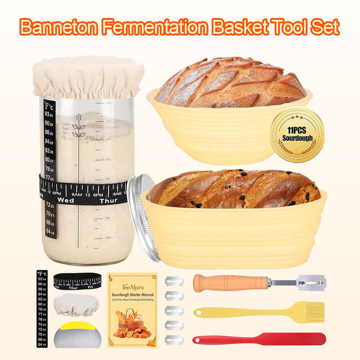Sourdough proofing basket banneton for bread baking