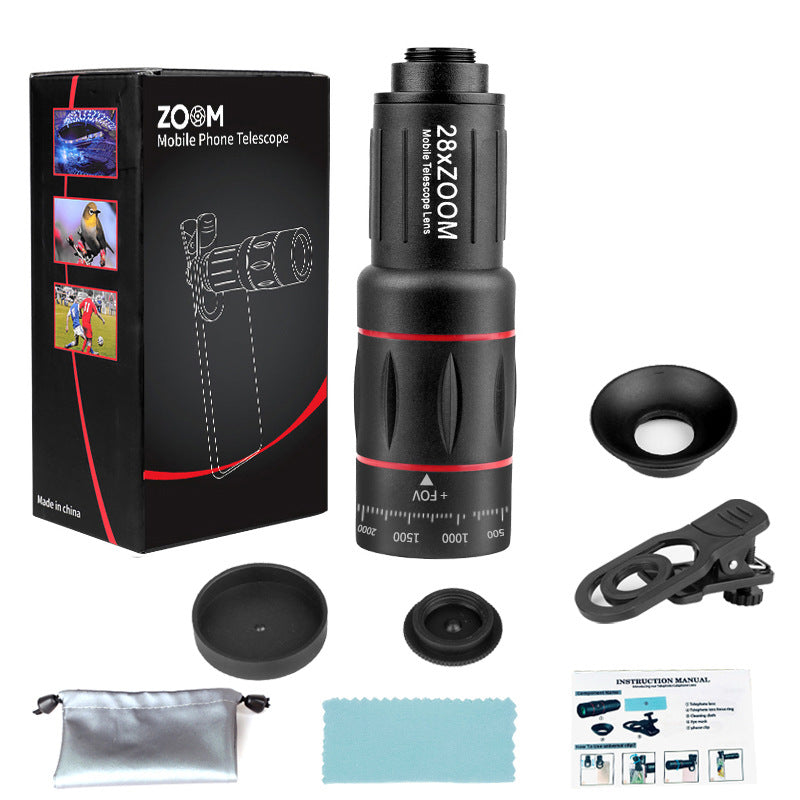 Mobile Phone Telephoto Lens Monocular Telescope