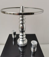 Double Leather Tube Square Spot Cube Acrylic Hookah
