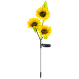 Solar Powered Sunflower Garden Light