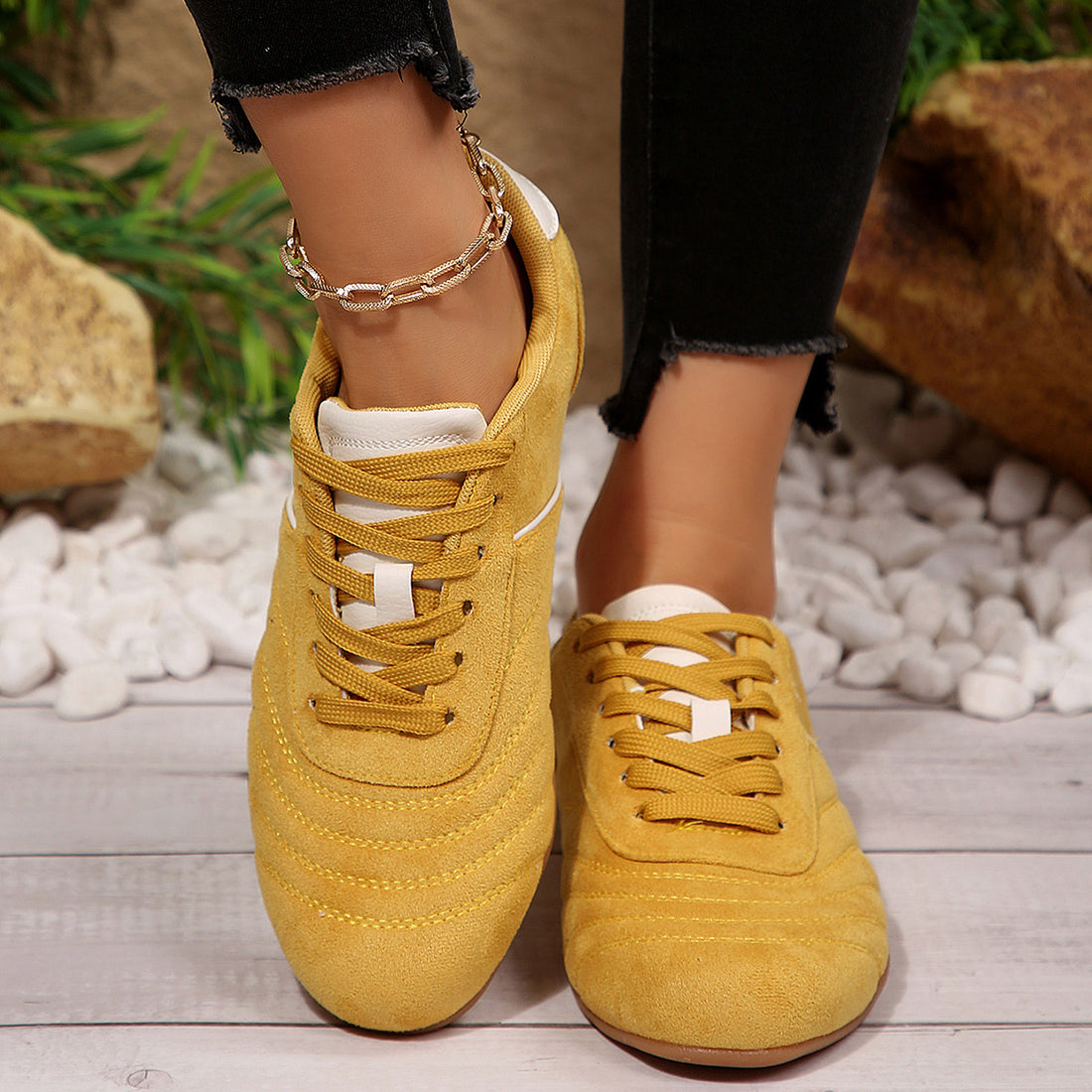 Women's slip-on flat casual sneakers with round toe, photo 4