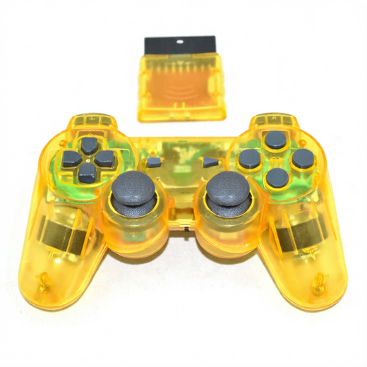 PS2 Wireless Transparent Game Controller