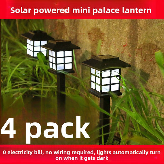 Solar Powered Outdoor LED House Shape Garden Light Outdoor & Pond Lighting product image 1