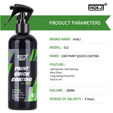 Hydrophobic Car Coating Water Repellent
