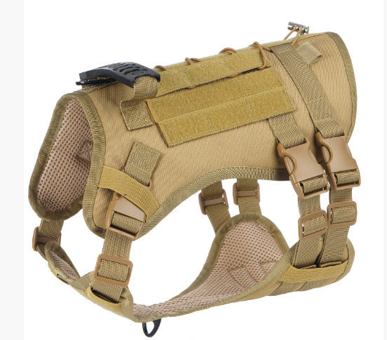 Water-Resistant Oxford Dog Tactical Vest Reflective Adjustable Chest Strap for Medium and Large Dogs
