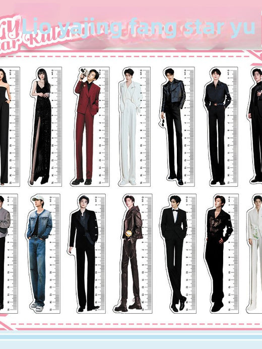 Celebrity Themed Acrylic Ruler