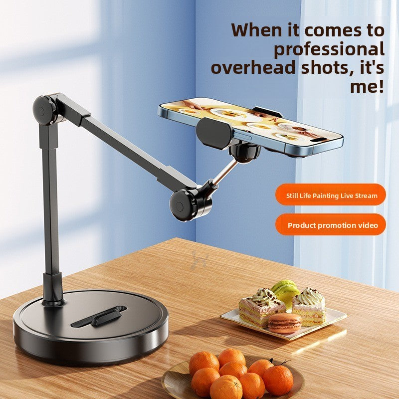 Adjustable Desktop Tablet Phone Stand with Holder for Live Streaming