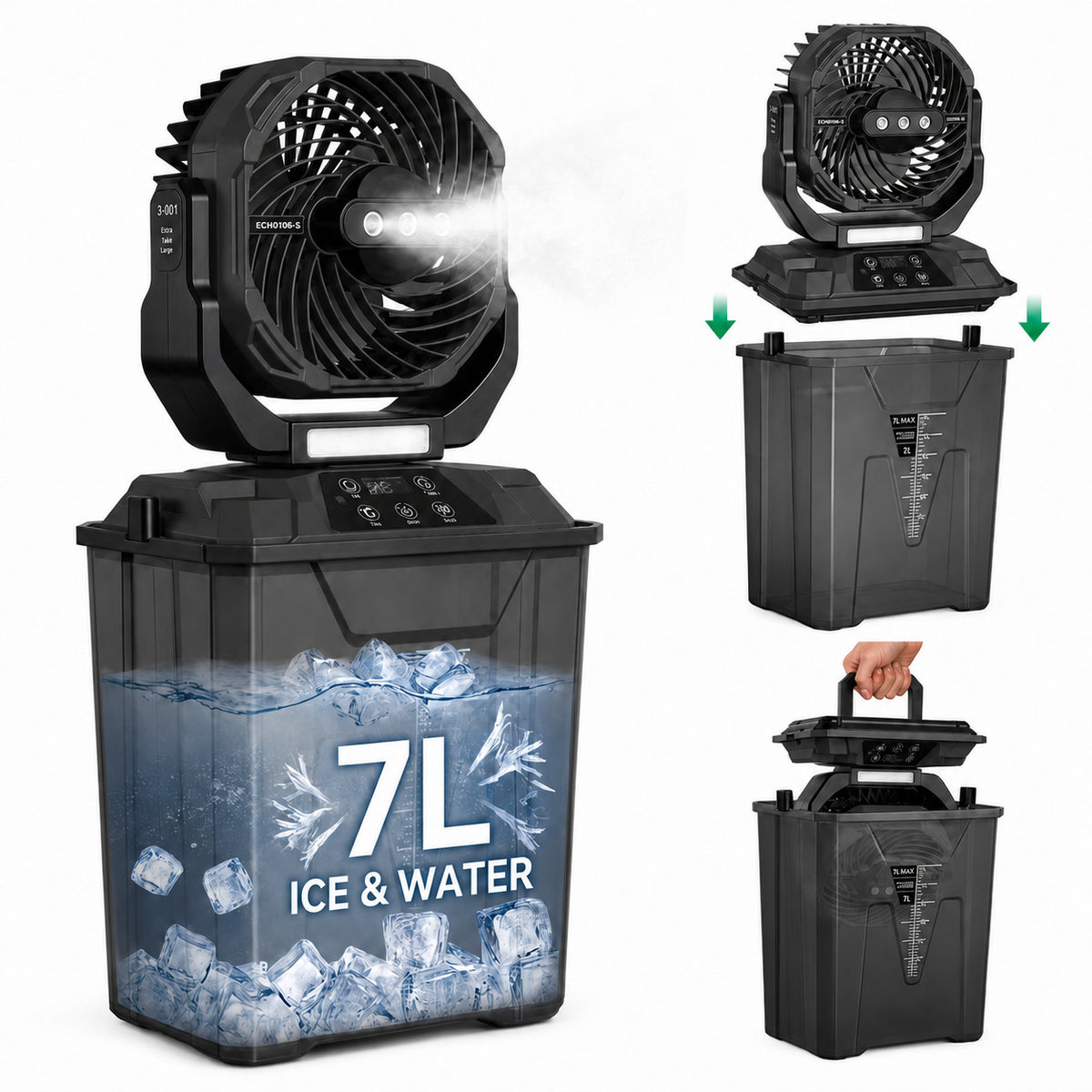 Rechargeable Camping Fan