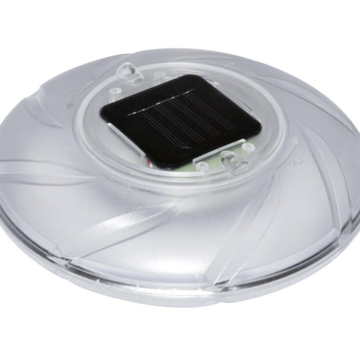 Solar-powered floating lamp