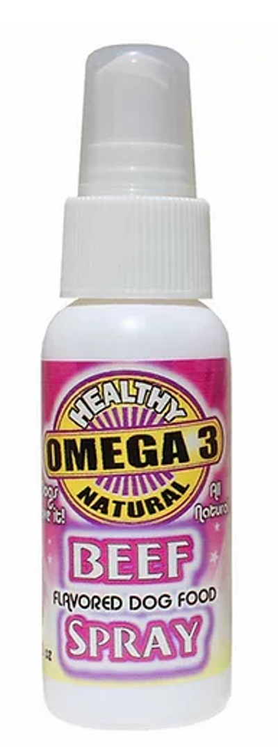 Beef Flavored Dog Food Topper Spray