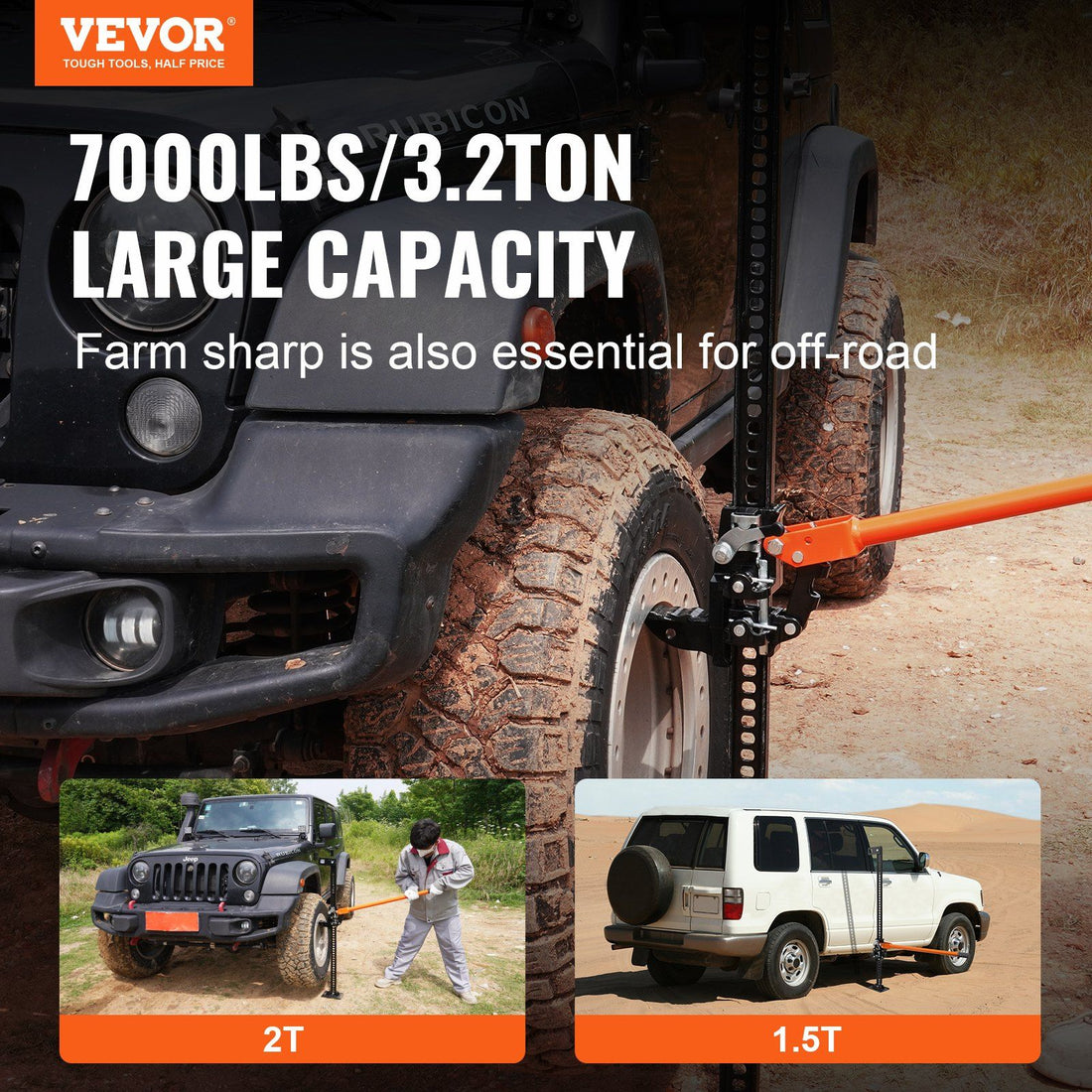 48-Inch High Lift Farm Jack product photo
