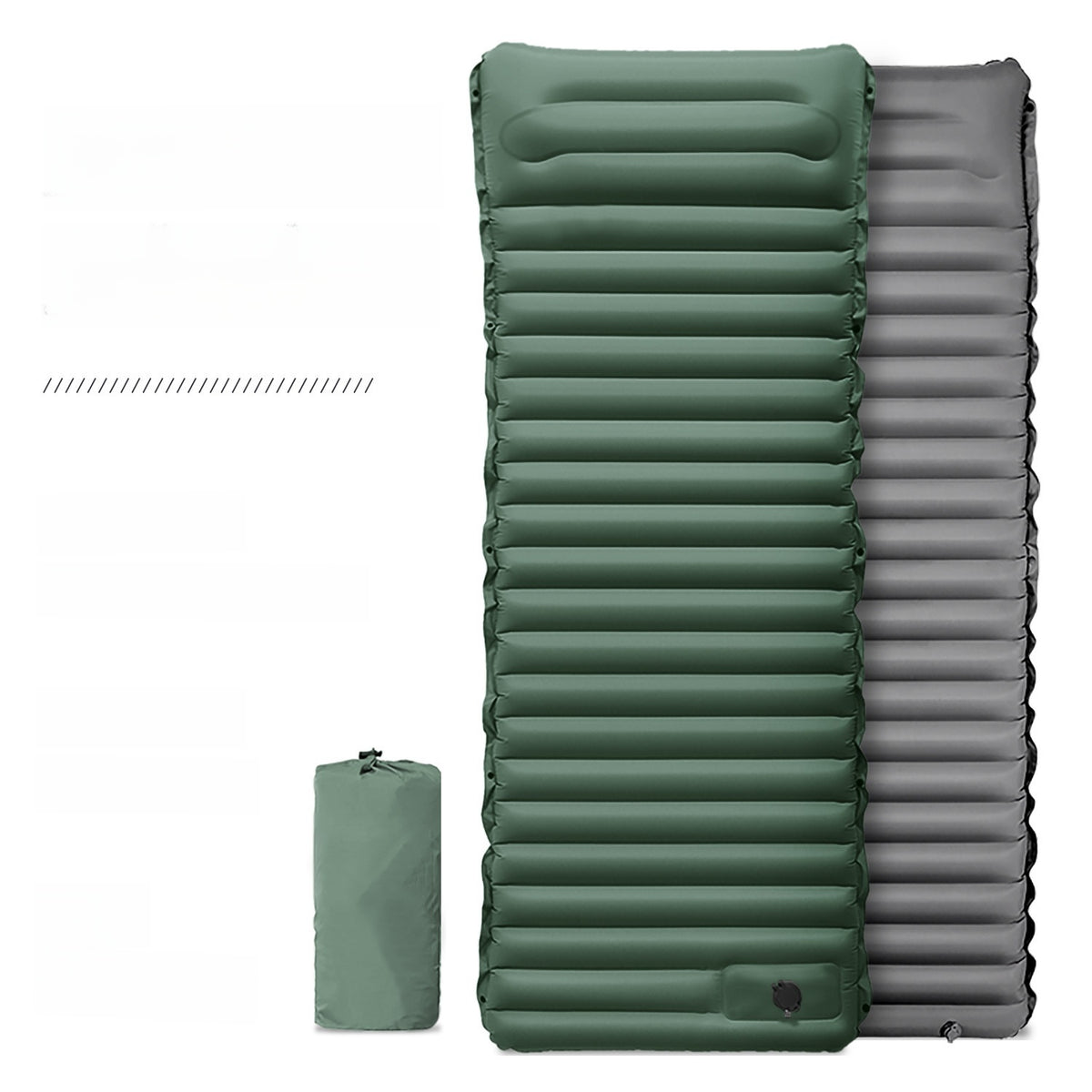 Thickened Foot Pump Inflatable Camping Mat