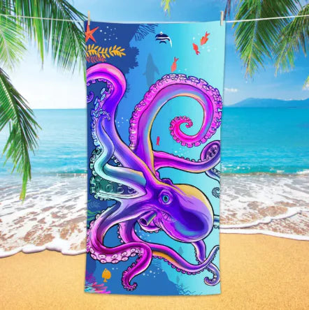 Bonsai Turtle Beach Towel detail