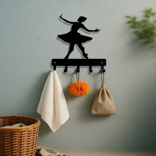 CIFbuy Ballet Dancer Wall Hooks Home Decoration Organizer