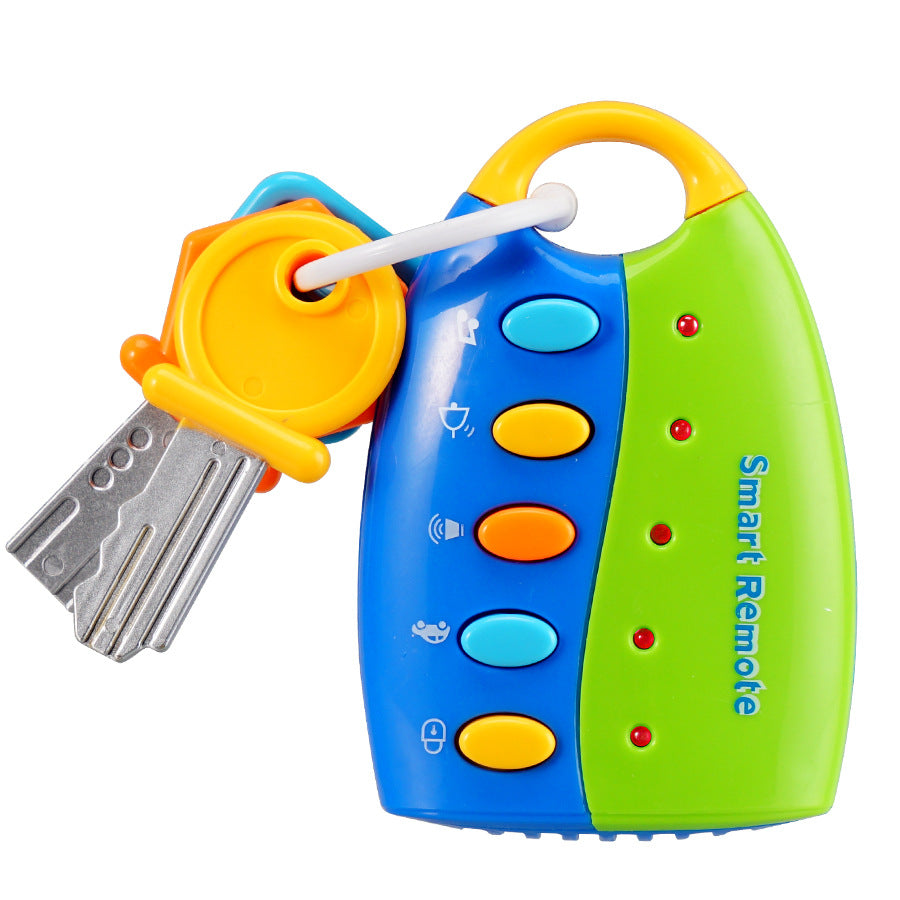 Childrens Educational Toy Car Remote Key with Lights and Music