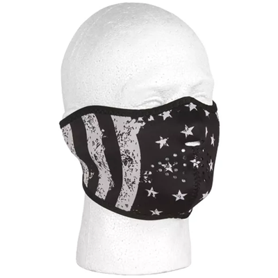 Neoprene Thermal Half Mask - Vintage Flag