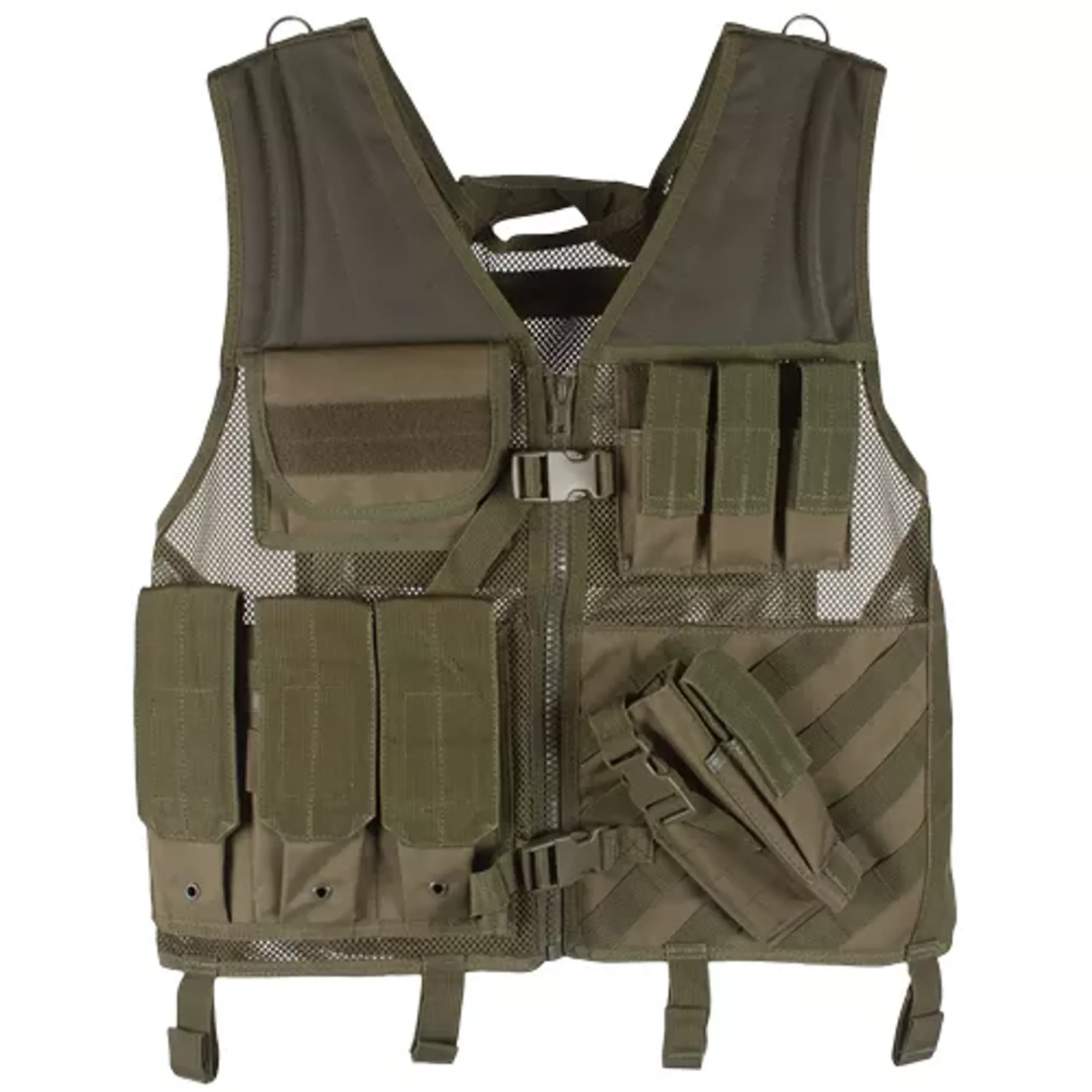Big & Tall Assault Cross Draw Vest - Olive Drab