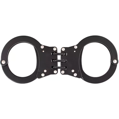 Detective Double-Lock Handcuffs with 3 Hinges