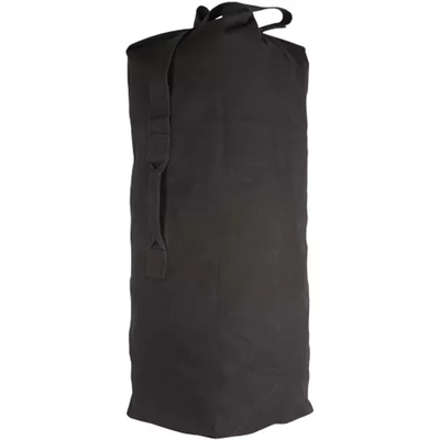 GI Style 21 x 36 Top Load Duffle Bag - Black