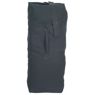 GI Style 21 x 36 Top Load Duffle Bag - Black