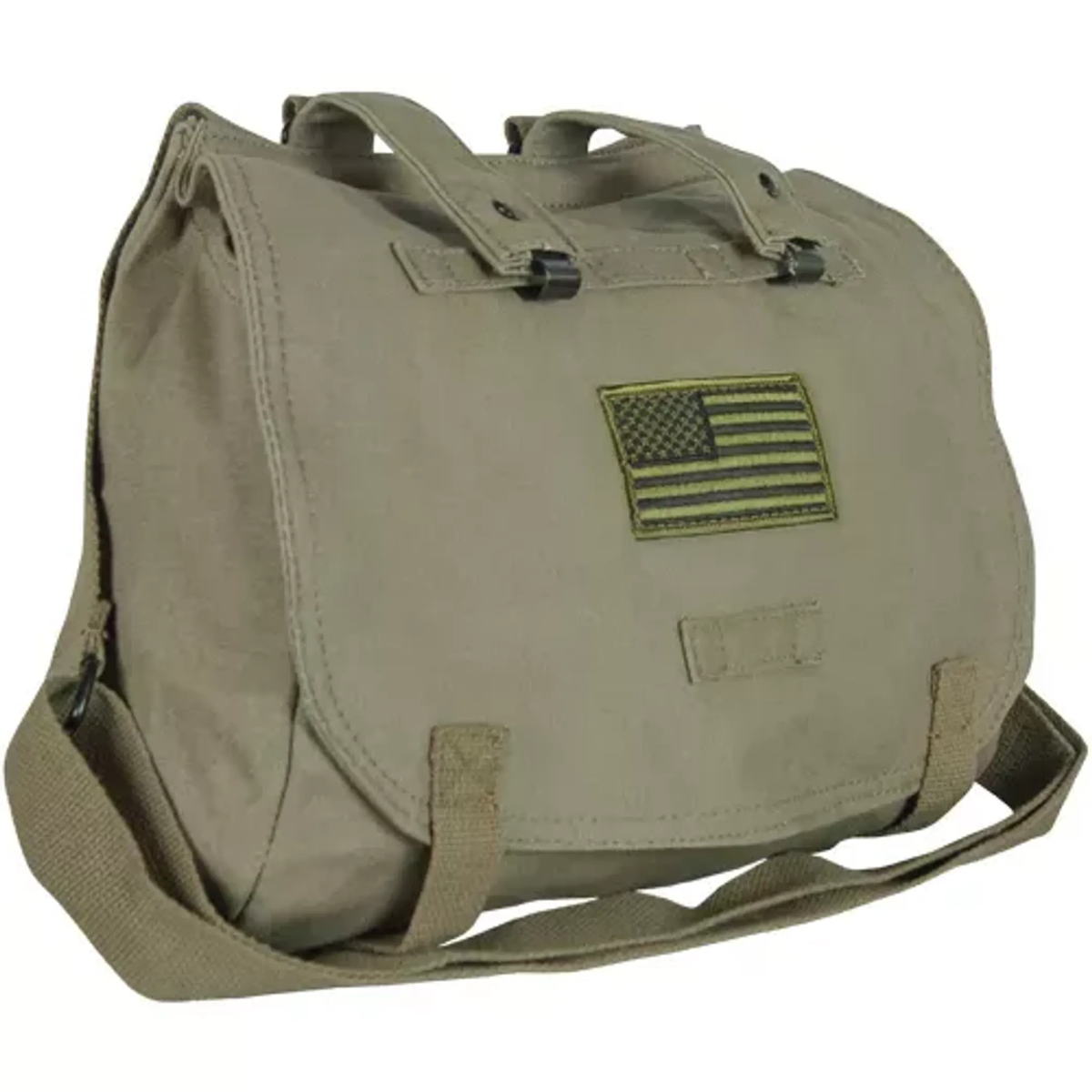 Retro Hungarian Shoulder Bag With USA Emblem