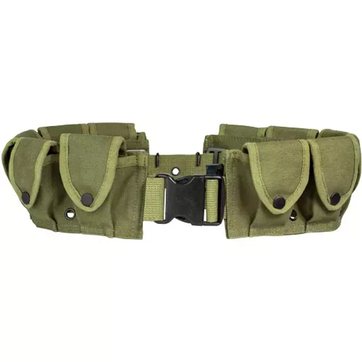 GI Style 10-Pocket Canvas Cartridge Belt