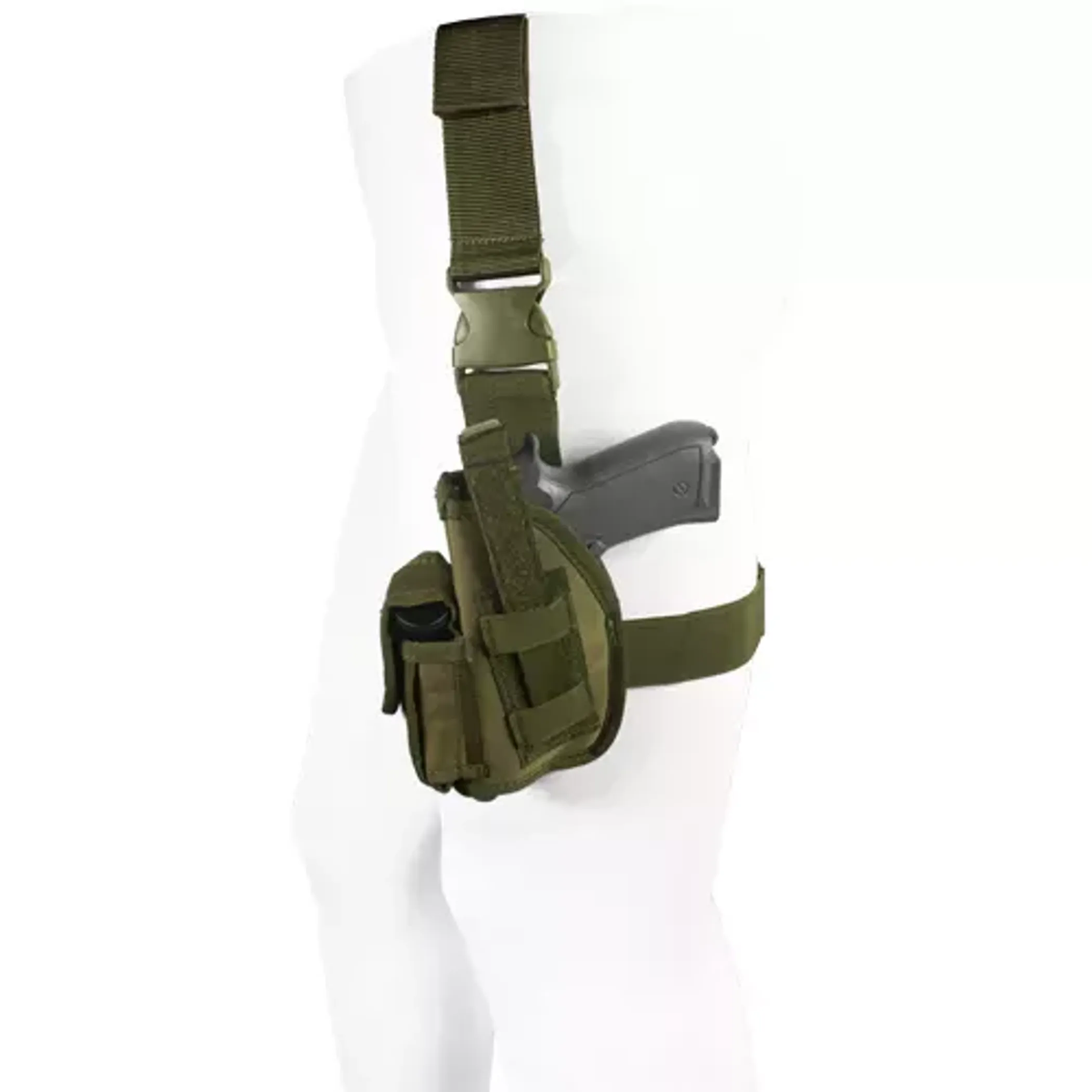 SAS Tactical Leg Holster 4" (Left Hand)