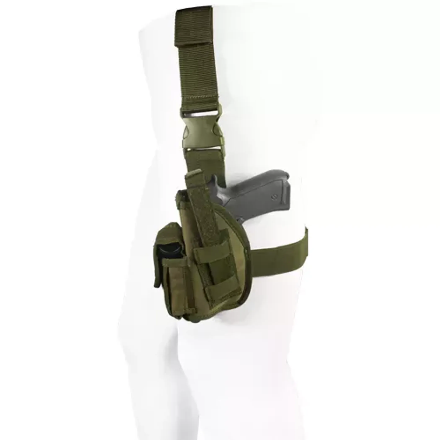 SAS Tactical Leg Holster 4" (Left Hand)