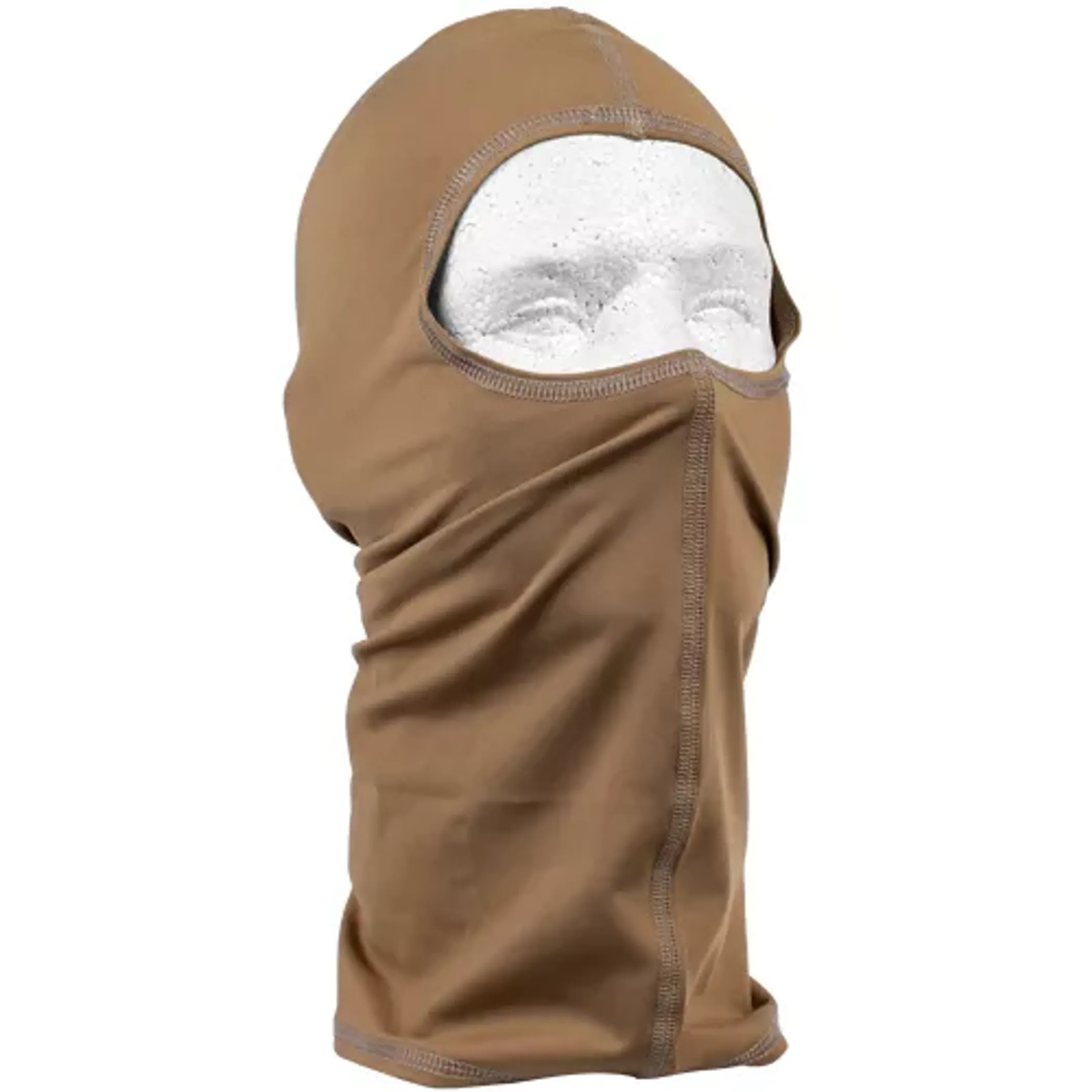 Balaclava With Extended Neck - Tan