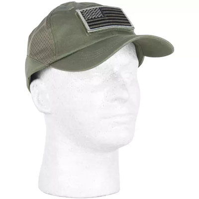 Tactical Mesh Cap With US Flag Patch