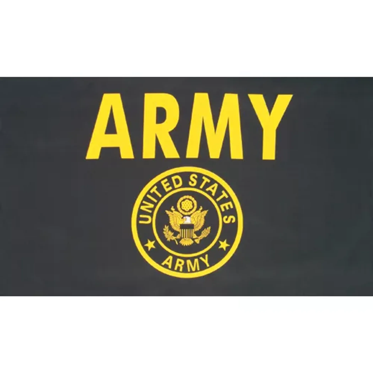 Fox Outdoor US Army Flag - Black / Yellow 3' x 5'