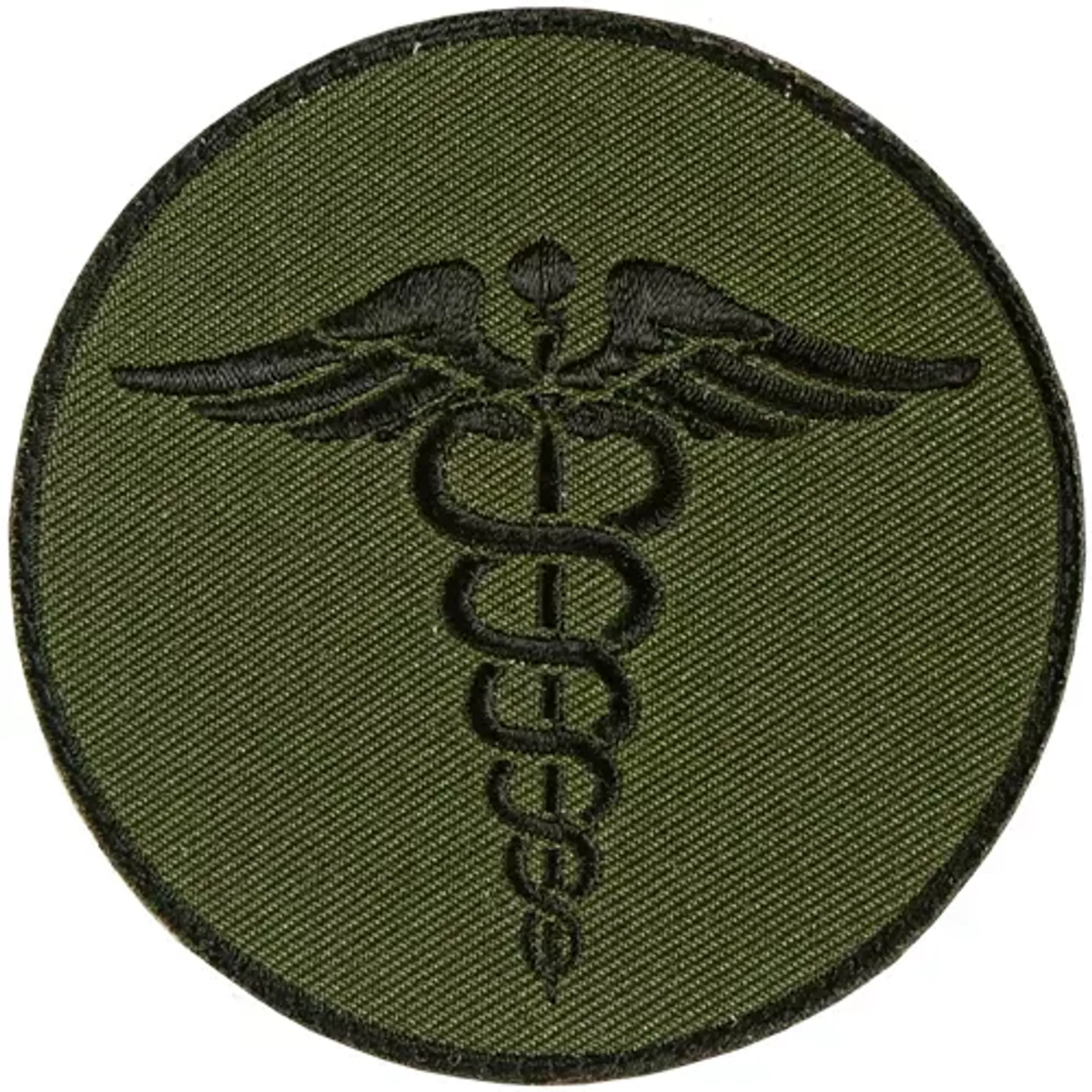 Fox Outdoor EMS Round Patch - Olive Drab, 6 Pack
