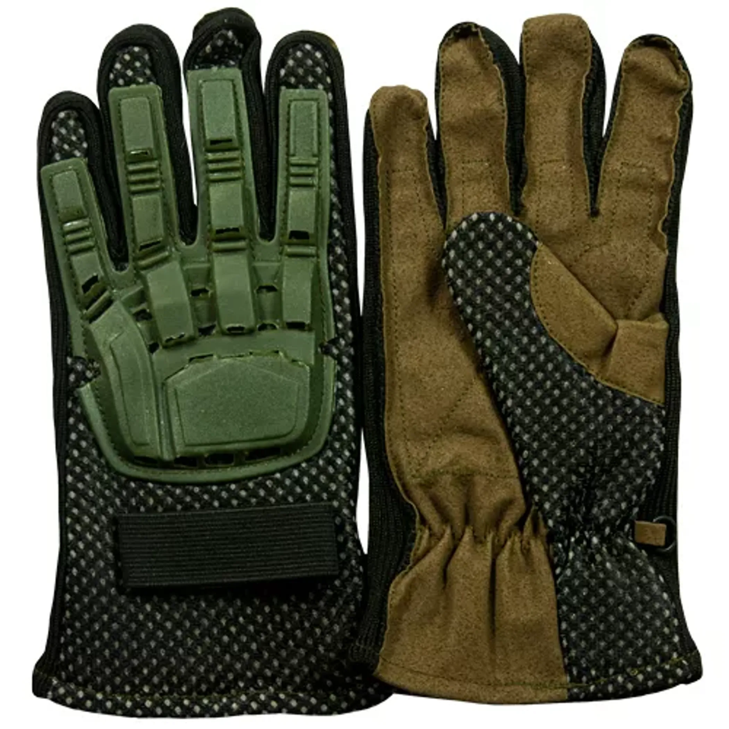 Fox Outdoor Full Finger Tactical Engagement Glove - Olive Drab