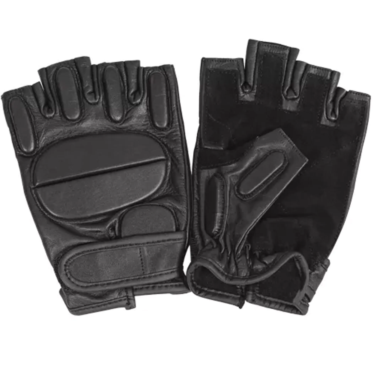 Half Finger Rappelling Glove - Black