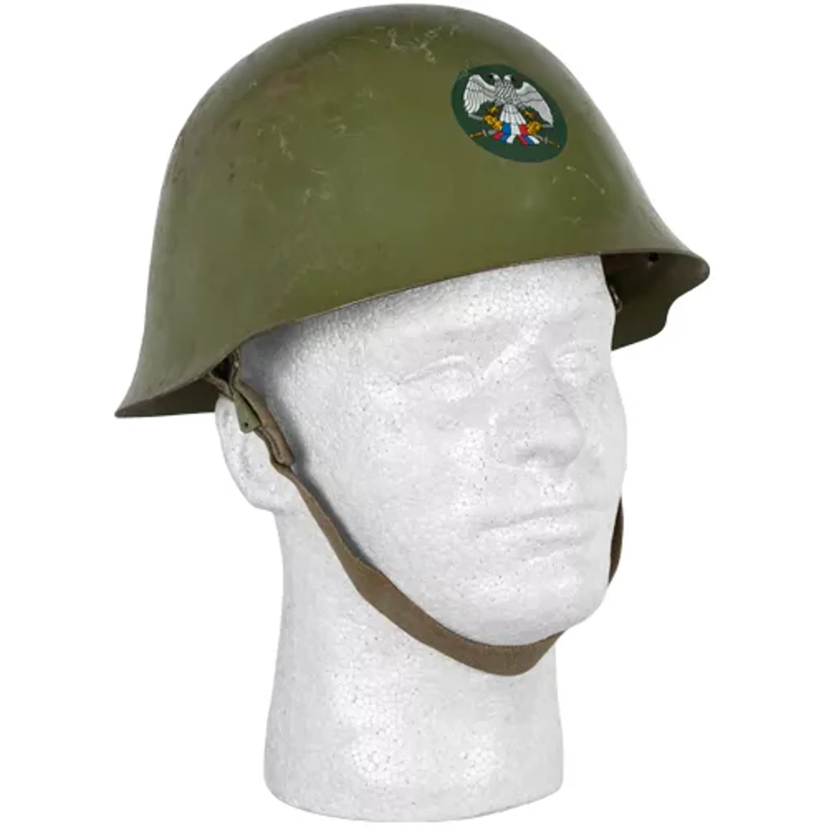 Serbian Paratrooper Helmet - Olive Drab