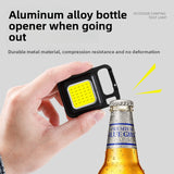 Multifunctional Magnetic Keychain Flashlight