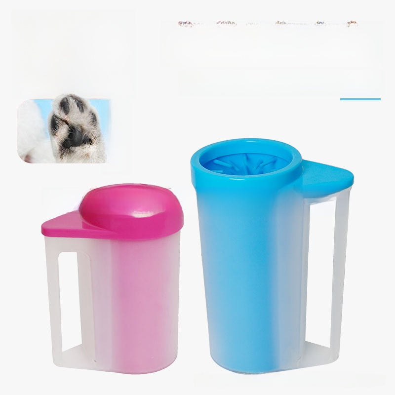 Portable Silicone Bristle Pet Paw Cleaner Cup for Dogs and Cats