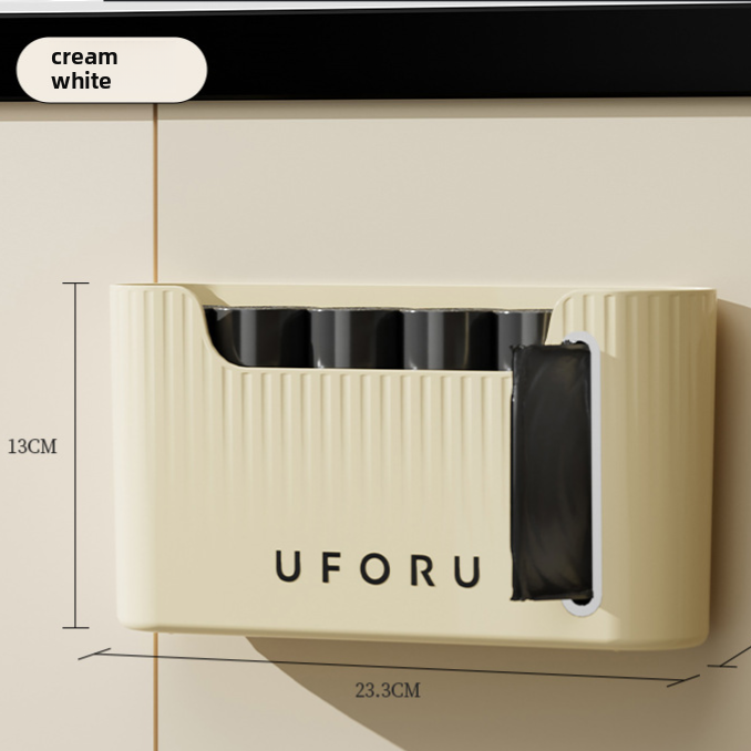 Punch-Free Wall-Mounted Plastic Bag Storage Box