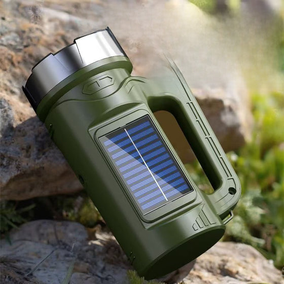 Solar Powered Rechargeable LED Flashlight Outdoor Lighting & Tools product image 3