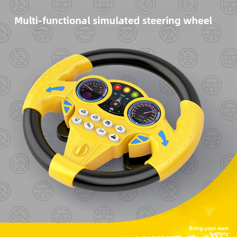 Simulation of co-pilot car steering wheel