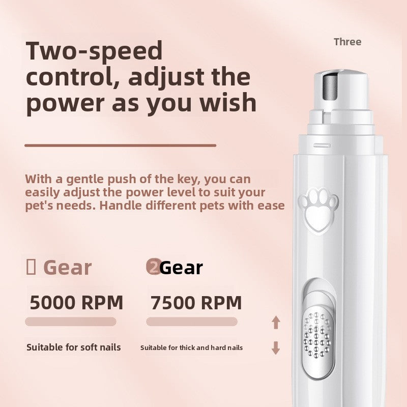 Pet Electric Nail Polisher
