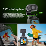 Handheld Gimbal Camera with HD Video and Face Tracking