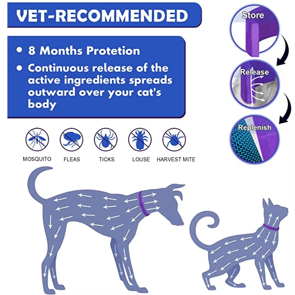 Calming collar 4-pack for multi-pet households